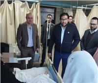 مدير التأمين الصحي بالغربية يتفقد المجمع الطبي بطنطا في أول أيام العيد