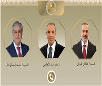 وزير الخارجية يبحث مع نظيريه الباكستاني والتركي جهود خفض التصعيد بالمنطقة