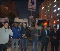 حملة مكبرة لرفع الإشغالات وغلق المحال المخالفة بإمبابة والوراق