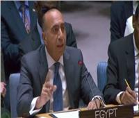 مندوب مصر أمام مجلس الأمن: نطالب إيران بوقف أي تهديدات لدول الجوار