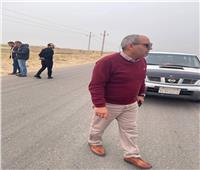 معاينة لمشروع رصف طريق «مدينة السلام - البرث - العوجا» 
