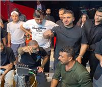 أحمد العوضي ومي عمر في تصوير فيلمهما الجديد «شمشون ودليلة»