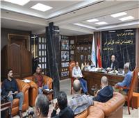 رئيس مياه سوهاج يبحث موقف المشروعات الجاري تنفيذها بالمحافظة