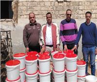 ضبط 8 أطنان مخصبات مغشوشة وإغلاق مستودع غاز في حملة لتموين البحيرة 
