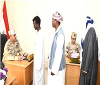 القوات المسلحة تدفع بلجان تجنيدية لإنهاء مواقف المواطنين بالمناطق الحدودية