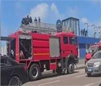إصابة 3 أشخاص في حريق بمطعم أسماك على كوبري سيدي جابر بالإسكندرية 