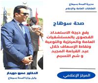 رفع درجة الاستعداد القصوى خلال عيد القيامة المجيد وشم النسيم بسوهاج 