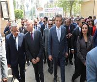 وزيرا الزراعة والتضامن ومحافظ القاهرة يفتتحون جناح ديارنا للحرف التراثية