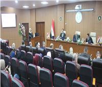 رئيس جامعة السويس في زيارة لجامعة المنصورة