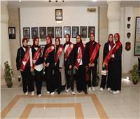 وفد طلابي من جامعة المنوفية يزور الكلية الفنية العسكرية