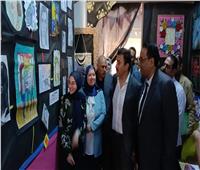 وكيل تعليم الغربية يفتتح معرض التربية الفنية بإدارة غرب طنطا 
