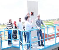 مستشار رئيس مجلس الوزراء يتفقد مشروعات الصرف الصحي بالغربية