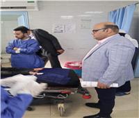 جولة تفقدية للارتقاء بالخدمات الطبية داخل مستشفيات جامعة الأزهر في دمياط 