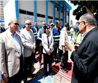 وزيرة الإسكان ومحافظ الأقصر يتفقدان محطة مياه الأقصر الغربية