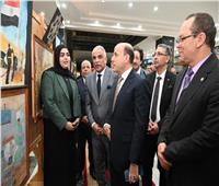 افتتاح المعرض السنوي الفني لطلاب مركز الفنون التشكيلية بجامعة طنطا