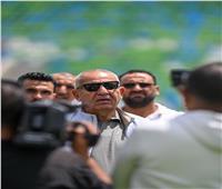 أبو علي يتفقد مشروع ستاد المصري البورسعيدي