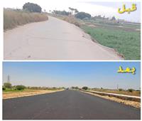 محافظ الجيزة: تطوير وتوسعة ورصف طريق طراد النيل – كفر شحاته بالعياط 