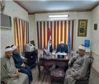 وكيل وزارة الأوقاف بالغربية يناقش الاستعدادات لاستقبال عيد الأضحي المبارك 