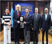 جامعة الإسكندرية تبحث التعاون  العلمي مع  بيرو 