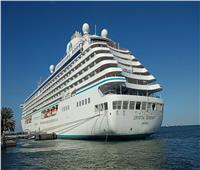 ميناء غرب بورسعيد السياحي يستقبل السفينة «CRYSTAL SERENITY» 
