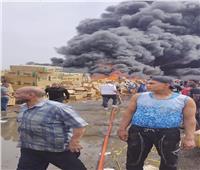 حريق بمخزن قطع غيار موتوسيكلات بمدينة قليوب دون إصابات