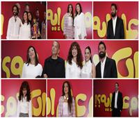 أحمد حاتم وانتصار ومصطفى غريب يحتفلون بعرض فيلم «الكلام على إيه»