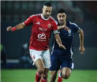 بيكهام يؤدي تدريبات بدنية في مران الأهلي  بسبب العضلة الضامة