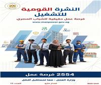 «العمل»: 2554 فرصة عمل في 66 شركة خاصة.. والتقديم طوال مايو الجاري