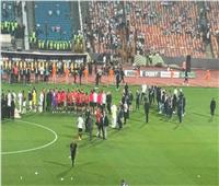 ممر شرفي من لاعبي اتحاد العاصمة لفريق الزمالك