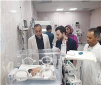 وكيل صحة شمال سيناء يتفقد مستشفى الشيخ زويد المركزي