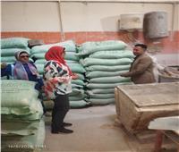 ضبط 1.5 طن دقيق بلدي مدعم داخل مخبز قبل بيعها بالسوق السوداء