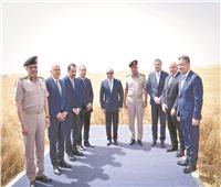 السيسى: 800 مليار جنيه تكلفة المشروع ويوفر 2 مليون فرصة عمل
