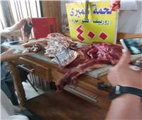 ضبط لحوم غير صالحة في حملة تموينية بالإسكندرية 