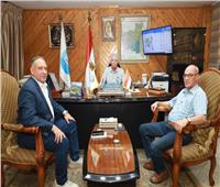 مستشار رئيس الوزراء ورئيس مياه الغربية يبحثان تسريع تنفيذ المشروعات