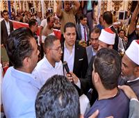 الصلح خير بين عائلتي مصطفى رجب ومحمد إسماعيل بمدينة سوهاج| صور