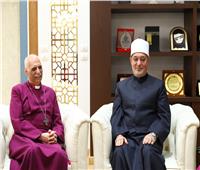 مفتي الجمهورية يستقبل وفد الكنيسة الأسقفية لتقديم التهنئة بعيد الأضحى المبارك