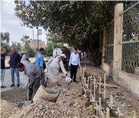 تنفيذ أعمال صيانة لشبكات المياه والصرف والطرق إستجابةً لشكاوى مواطني الجيزة
