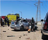 مصرع شخصين وإصابة 2 آخرين في حادث انقلاب سيارة بـ الإسكندرية