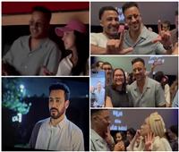 أحمد داود يشاهد فيلمه «إذما» مع الجمهور