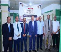 رئيس جامعة سوهاج يفتتح قاعة مؤتمرات قسم الجراحة بالمستشفى القديم