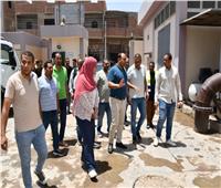 رئيس مياه الجيزة يتابع ميدانيًا عددًا من مواقع العمل والخدمات بالصف وأطفيح 