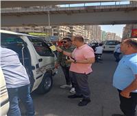 محافظة الجيزة: ضبط 401 مخالفة سرفيس وفض موقف عشوائي بميدان الجيزة