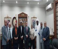 نقيب المهندسين يستقبل وفدًا سودانيًا لبحث تعزيز التعاون المشترك