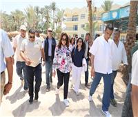وزيرة التنمية المحلية تتفقد الأنشطة السياحية والبيئية بالبحر الأحمر