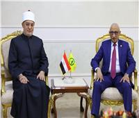تفاصيل لقاء محافظ شمال سيناء مع مفتي الجمهورية  