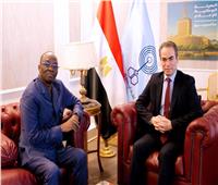 المسلماني يستقبل الدكتور أبو بكر برقو رئيس اتحاد التلفزة الأفريقي