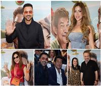 أحمد داود وميرنا جميل يحتفلان بالعرض الخاص لفيلم "الكراش" 