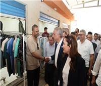محافظ الجيزة يفتتح سوق بولاق الدكرور الحضاري لبيع الملابس الجاهزة