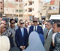 محافظ كفر الشيخ يتفقد القافلة الطبية المجانية بقرية شباس عمير