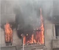 إصابة 3 من أسرة واحدة في حريق داخل عقار سكني بالمنصورة